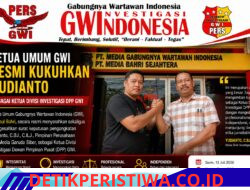 Ketua Umum GWI Resmi Kukuhkan Yudianto sebagai Ketua Divisi Investigasi DPP GWI