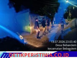 Jaga Situasi Kamtibmas dan Cegah Tindak Kejahatan Malam Hari, Personel Polsek Bebandem Gelar Blue Light Patrol