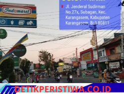 Wujudkan Kamseltibcarlantas,  Anggota Lantas Polres Karangasem Lakukan Gatur Pagi di Simpang Tiga BTN Taman Asri Karangasem