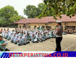 Police Goes to School, Satlantas Polres Bireuen Edukasi Pelajar MTsN 5 Bireuen Jadi Pelopor Keselamatan Berlalu Lintas