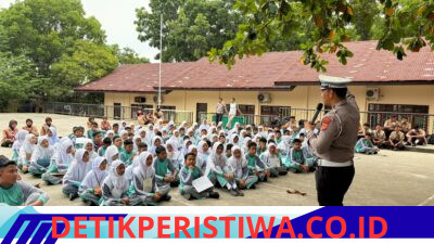 Police Goes to School, Satlantas Polres Bireuen Edukasi Pelajar MTsN 5 Bireuen Jadi Pelopor Keselamatan Berlalu Lintas