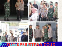Kapolrres Oku Timur Turun Langsung Dalam Pengamanan Kunker Wakil Presiden RI, di Palembang