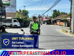 Tekan Angka Pelanggaran Lalulintas, Sat Lantas Polres Karangasem Gelar Patroli Sasar Jalan Raya Ujung
