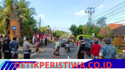 Personil Polsek Sidemen Berikan Pengawalan dan Pengamanan, Saat Warga Menyampaikan Aspirasi ke Kantor DPRD Kab. Karangasem