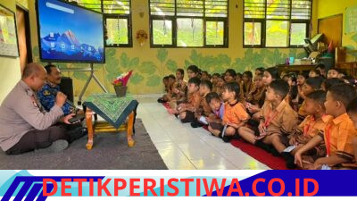 Melalui Program Police Go To School, Polsek Sidemen Edukasi Siswa SD Negeri 2 Tri Eka Buana Cegah Bullying Sejak Dini
