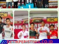 Kontingen Karate Binaan Polres OKU Timur Kembali menorehkan prestasi Pada Kejuaraan Karate Kapolda Cup Sumsel Tahun 2026 