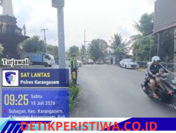Pastikan Kelancaran Arus Lalu Lintas, Personil Lantas Rutin Lakukan Gatur Lalin di Ktl 2