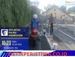 Pastikan Kelayakan dan Kemampuan Berkendara, Pemohon SIM Baru Jalani Uji Praktek di Polres Karangasem