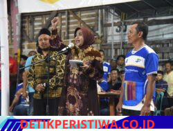 Wabup Sidoarjo Buka Turnamen Voli Kebonsari Cup I Putri, Dorong Sportivitas dan Kebersamaan Warga