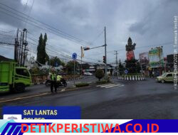 Pastikan Ketertiban dan Kelancaran Arus Lalulintas, Personil Sat Lantas Rutin Lakukan Gatur Pagi di Ktl 1 Subagan