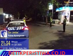 Cegah Pelanggaran Lalulintas, Satuan Lalulintas Polres Karangasem Intensifkan Bluetooth Light Patrol dan Hunting System pada Malam hari