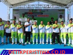 Komandan Bersama Prajurit Lanal Dumai Meriahkan Riau Bhayangkara Run 2026, Perkokoh Soliditas TNI-Polri Wujudkan Riau Yang Sehat, Hijau dan Lestari