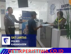 Dengan Sepenuh Hati, Pemandu Pelayanan Satpas Polres Karangasem Berikan Pelayanan Prima dan Terpadu kepada Masyarakat