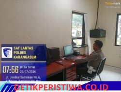 Melalui Inovasi Samsat Drive Thru, Sat Lantas Polres Karangasem Percepat dan Permudah Masyarakat Bayar Pajak Kendaraan 