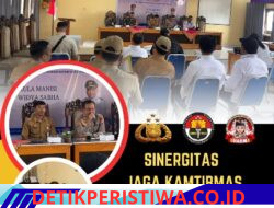 Kapolsek Rendang Hadiri Rapat Koordinasi Penanganan Konflik Sosial, di aula Manishi Widia Sabha Kec. Rendang