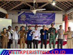 Bhabinkamtibmas Desa Tangkup Hadiri Penerimaan Mahasiswa KKN Universitas Udayana, di Kantor Desa Tangkup, Kecamatan Sidemen