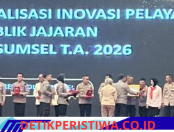 Polres Oku Timur Raih Juara III Dalam Kopetisi Inovasi Pelayanan SPKT Tingkat Polda Sumsel pada Tahun 2026