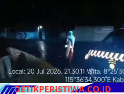Pastikan Situasi Kamtibmas Kondusif di Karangasem, Polsek Bebandem Intensifkan Blue Light Patrol