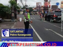 Pastikan Ketertiban dan Kelancaran Arus Lalin, Personil Lantas Rutin Lakukan Gatur Pagi di Ktl 1 Subagan