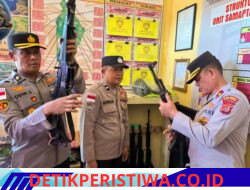 Wakapolres Aceh Timur Periksa Senjata Dinas Jajaran Polsek, Tekankan Disiplin sebagai Bentuk Tanggung Jawab