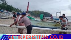 Kepedulian Polairud Polres Karangasem Bersinergi dengan Pecalang, Bantu Nelayan dan Berikan Imbauan Utamaksn Keselamatan saat Melaut 