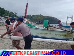 Kepedulian Polairud Polres Karangasem Bersinergi dengan Pecalang, Bantu Nelayan dan Berikan Imbauan Utamaksn Keselamatan saat Melaut 
