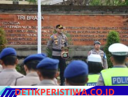Pimpin Apel Jam Pimpinan, Kapolres Karangasem Tekankan Ketertiban Senpi hingga Apresiasi Kasus BTS