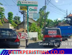 Perkuat Harkamtibmas, Personil Polsek Sidemen Gelar Patroli Barcode di Objek Vital dan Kawasan Wisata