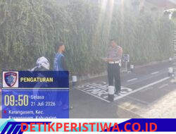Pastikan Kelayakan dan Kemampuan Berkendara, Pemohon SIM Baru Jalani Uji Praktek di Polres Karangasem