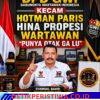 Ketua DPD GWI Provinsi Banten Desak Proses Hukum Hotman Paris Berjalan, Penghinaan terhadap Wartawan Dinilai Melukai Demokrasi