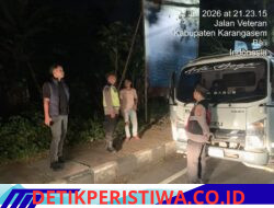 Tingkatkan Kondusivitas Harkamtibmas, Polsek Bebandem Gelar Patroli Barcode KRYD di Objek Vital dan Jalur Rawan