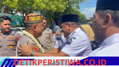 Kapolda Aceh Silaturahmi Dengan Pemda Bireuen, Disambut Peusijuk di Pendopo Bupati