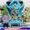 Di Balik Seragam Bhayangkara, Mengalir Jiwa Seni: Bripka Pande Ari Sudewa Hadirkan Garuda Wisnu Kencana yang Memikat Jakarta