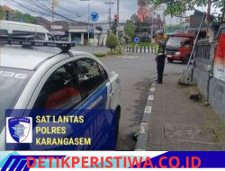 Pastikan Ketertiban dan Kelancaran Arus Lalulintas, Personil Lantas Lakukan Gatur Pagi di Ktl 1 Subagan