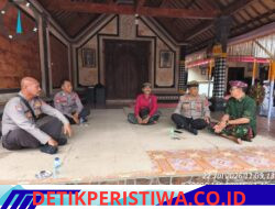Pererat Tali Silaturahmi dan Jaga Kondusivitas Adat, Kapolsek Bebandem Hadiri Undangan Karya Pitra Yadnya di Umanyar
