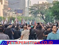 Aksi di Kantor BPN Jakpus Tuntaskan Tanah Kwini