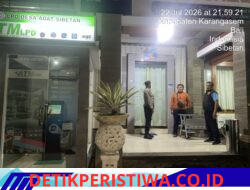 Ciptakan Rasa Aman Malam Hari, Polsek Bebandem Gelar Patroli Barcode Menyasar Objek Vital dan Pemukiman Warga