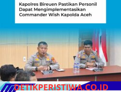 Kapolres Bireuen Implementasikan Commander Wish Kapolda Aceh