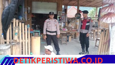 Antisipasi Gangguan Kamtibmas, Polsek Sidemen Intensifkan Patroli Dialogis 