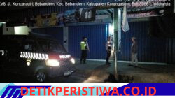 Jaga Situasi Kamtibmas Malam Hari, Polsek Bebandem Gelar Patroli Barcode KRYD Sisir Objek Vital hingga Pemukiman Penduduk 