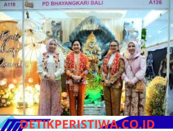Ketua Umum Bhayangkari Terpukau Mahakarya GWK Karya Personel Polda Bali, Stan Bhayangkari Bali Jadi Magnet di KBN 2026