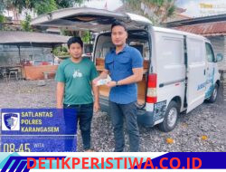 Sat Lantas Karangasem Permudah Masyarakat Bayar Pajak Kendaraan, Melalui Layanan SAMSAT Keliling