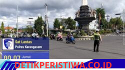 Pastikan Kelancaran Arus Lalu Lintas, Personil Lantas Lakukan Gatur Lalin di Ktl 2