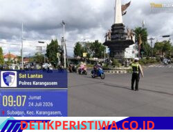 Pastikan Kelancaran Arus Lalu Lintas, Personil Lantas Lakukan Gatur Lalin di Ktl 2