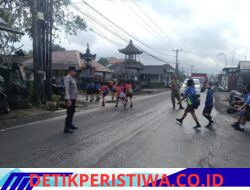 Polsek Rendang Rutin Lakukan Pos Pagi, saat Masyarakat Mulai Beraktifitas 