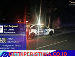 Melalui Giat Blue Light Patrol dan Patroli Barcode, Unit Turjagwali Sisir Jalan Kesatrian, Diponogoro dan Kartini 