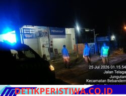Cegah Tindak Kejahatan Malam Hari, Polsek Bebandem Intensifkan Blue Light Patrol hingga Dini Hari