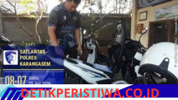 Petugas Sat Lantas di SAMSAT Karangasem Gosok Nosin dan Noka, Sebelum Proses Samsat dan Ganti TNKB
