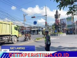 Ciptakan Ketertiban dan Kelancaran Arus Lalulintas, Personil Lantas Rutin Lakukan Gatur Pagi di Ktl 1 Subagan