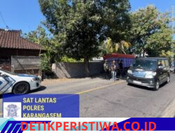 Satlantas Polres Karangasem Berikan Himbauan kepada Para Sopir, Tidak Parkir Truk Sembarangan di Kawasan Obyek Wisata Candidasa